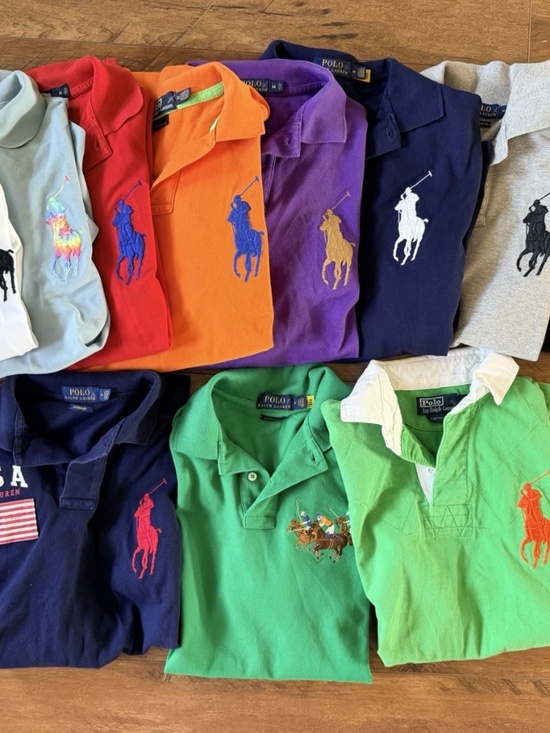 Polo Ralph Lauren Other - Lot of 11 Ralph Lauren Polo Big Pony Various Colors Men's Medium